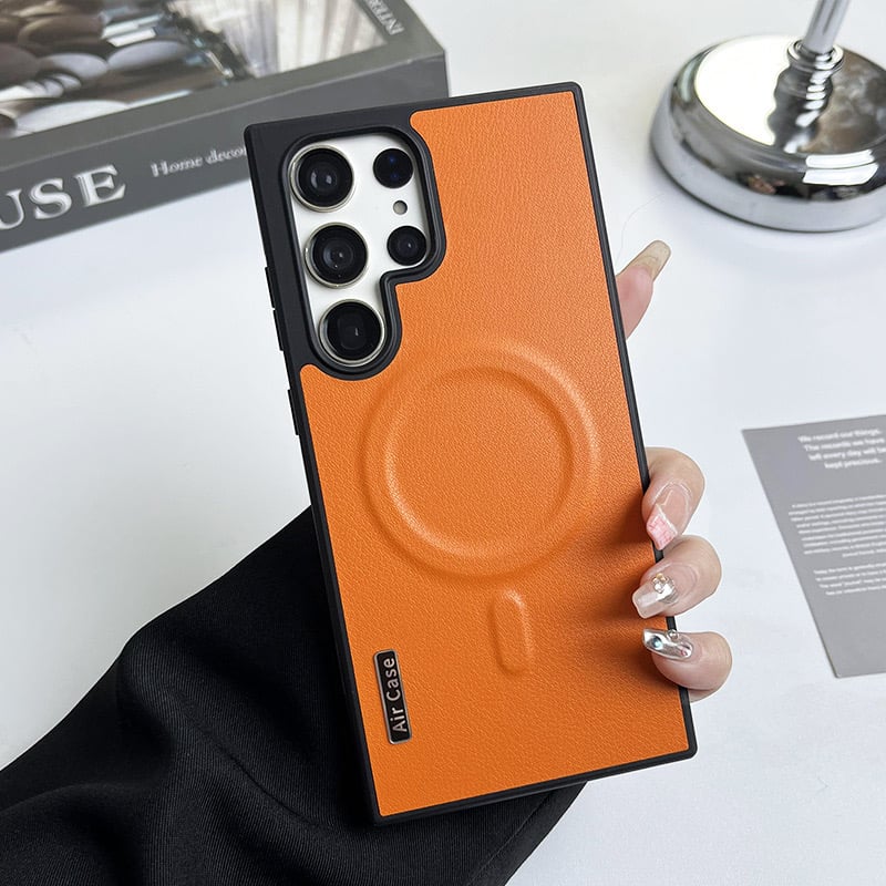 Lens Metal Frame Drop Protection Magnetic Attachment Case For Samsung Galaxy S22/S23/S24 Series