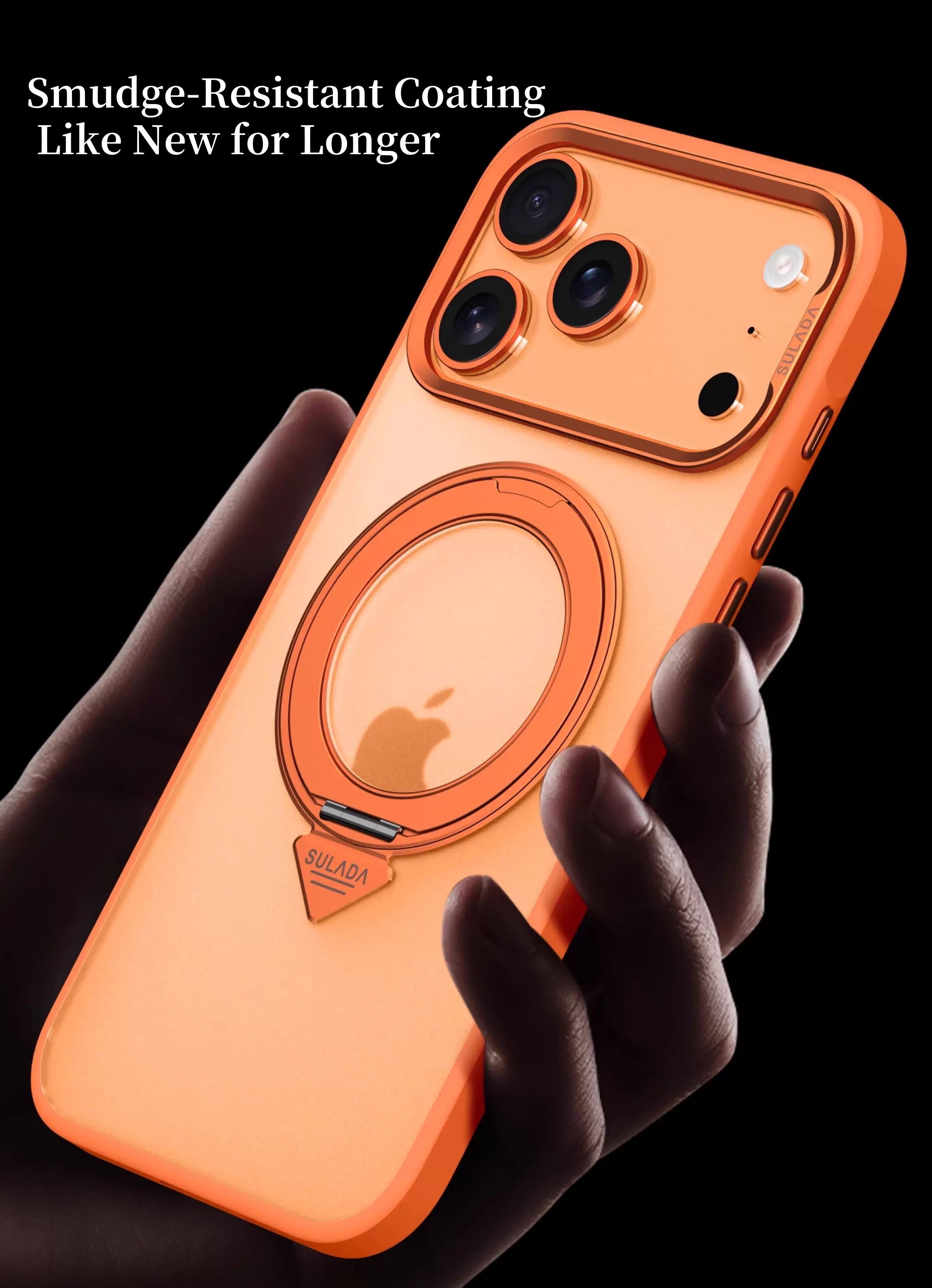 [Made for iPhone 17 Series]Skin-friendly 360° rotating stand case for iPhone 17 series