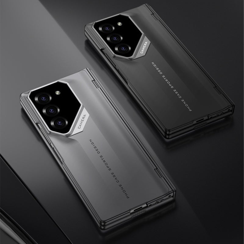 Shell-Film Integrated Magnetic Folding Hinge Phone Case For Galaxy Z Fold 4/Galaxy Z Fold 5/Galaxy Z Fold 6