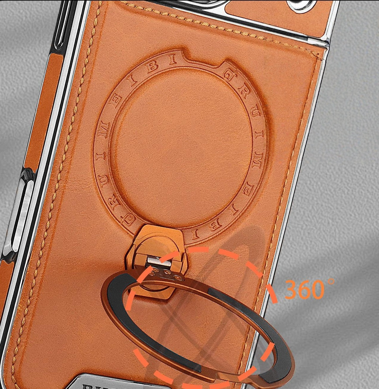 [17 Series Updated]Leather Magnetic Stand Case