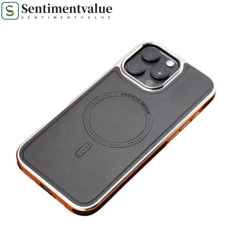 Magnetic Leather Protective Case For iPhone 16/15/14/13 Series