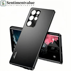 Electro-Optical Back Panel Metal Magnetic Mobile Phone Case, Suitable For  Samsung Galaxy S24 S23 S22 S21 Series