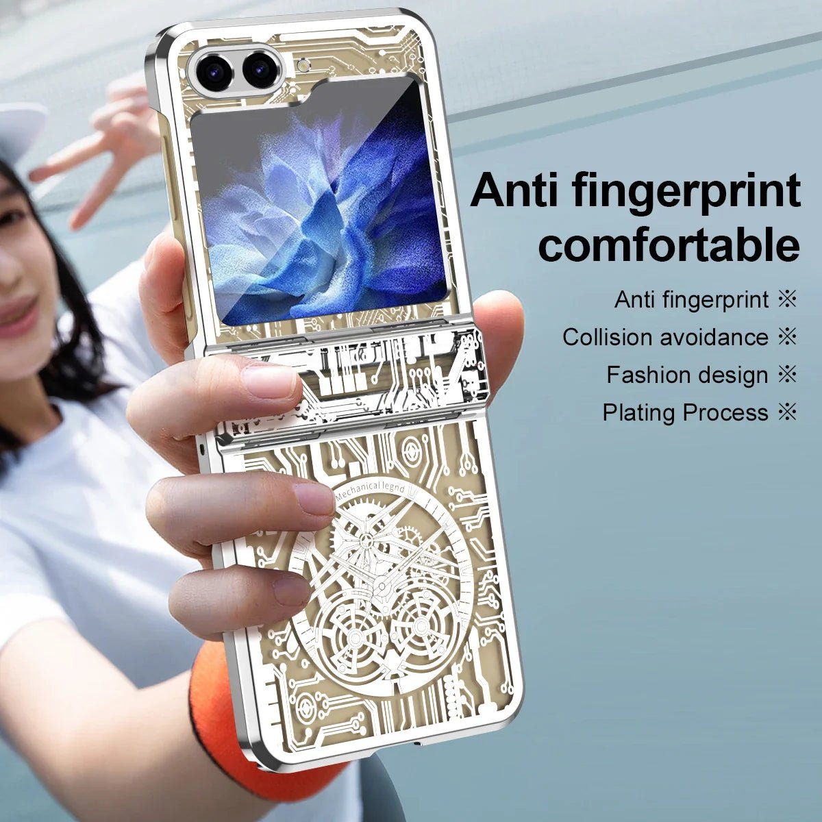 Galaxy Z Flip 7/6/5/4/3 | Transparent Shockproof Case