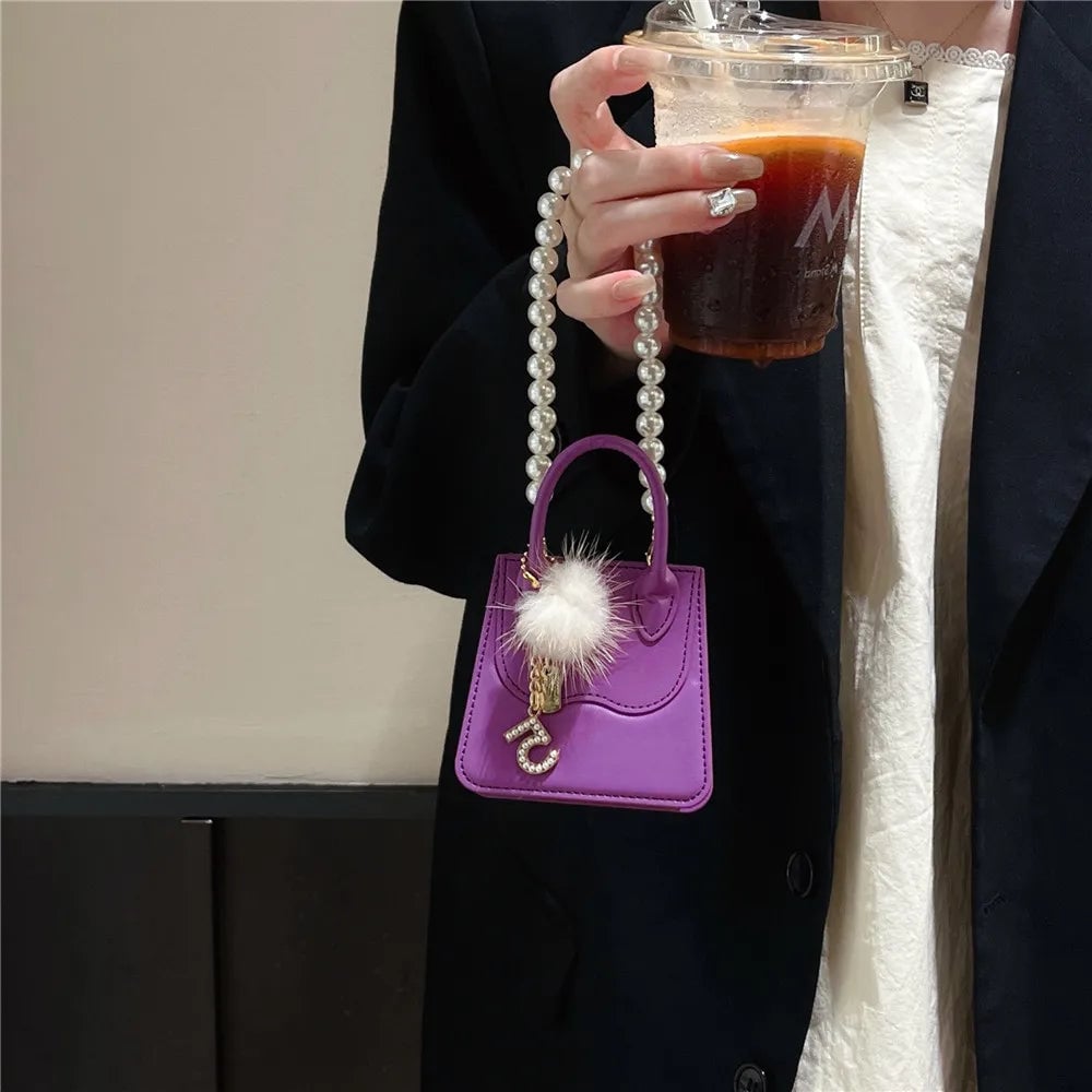 Leather Handbag Phone Case for Galaxy Z Flip 3/Galaxy Z Flip 4/Galaxy Z Flip 5