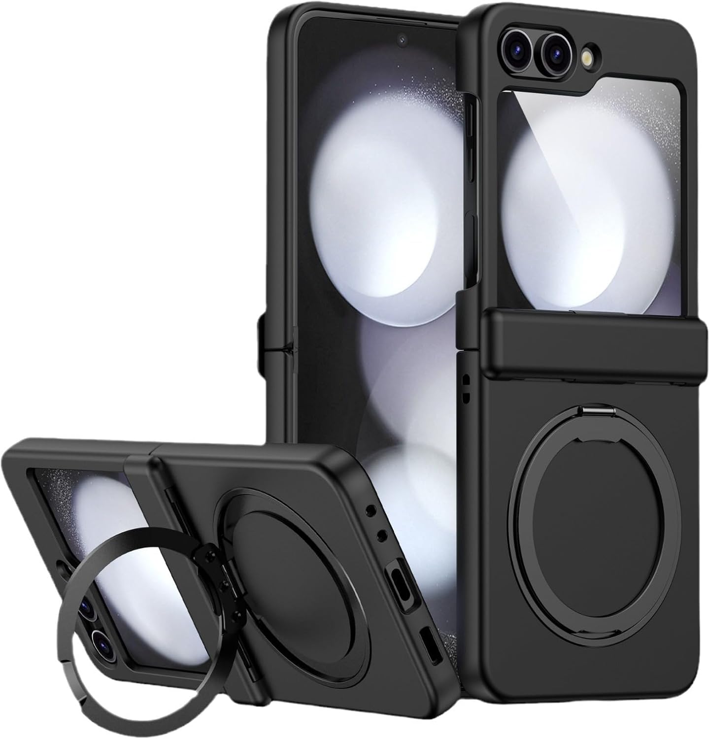 Full Coverage Hinge Shockproof Phone Case For Galaxy Z Flip 3/Galaxy Z Flip 4/Galaxy Z Flip 5/Galaxy Z Flip 6