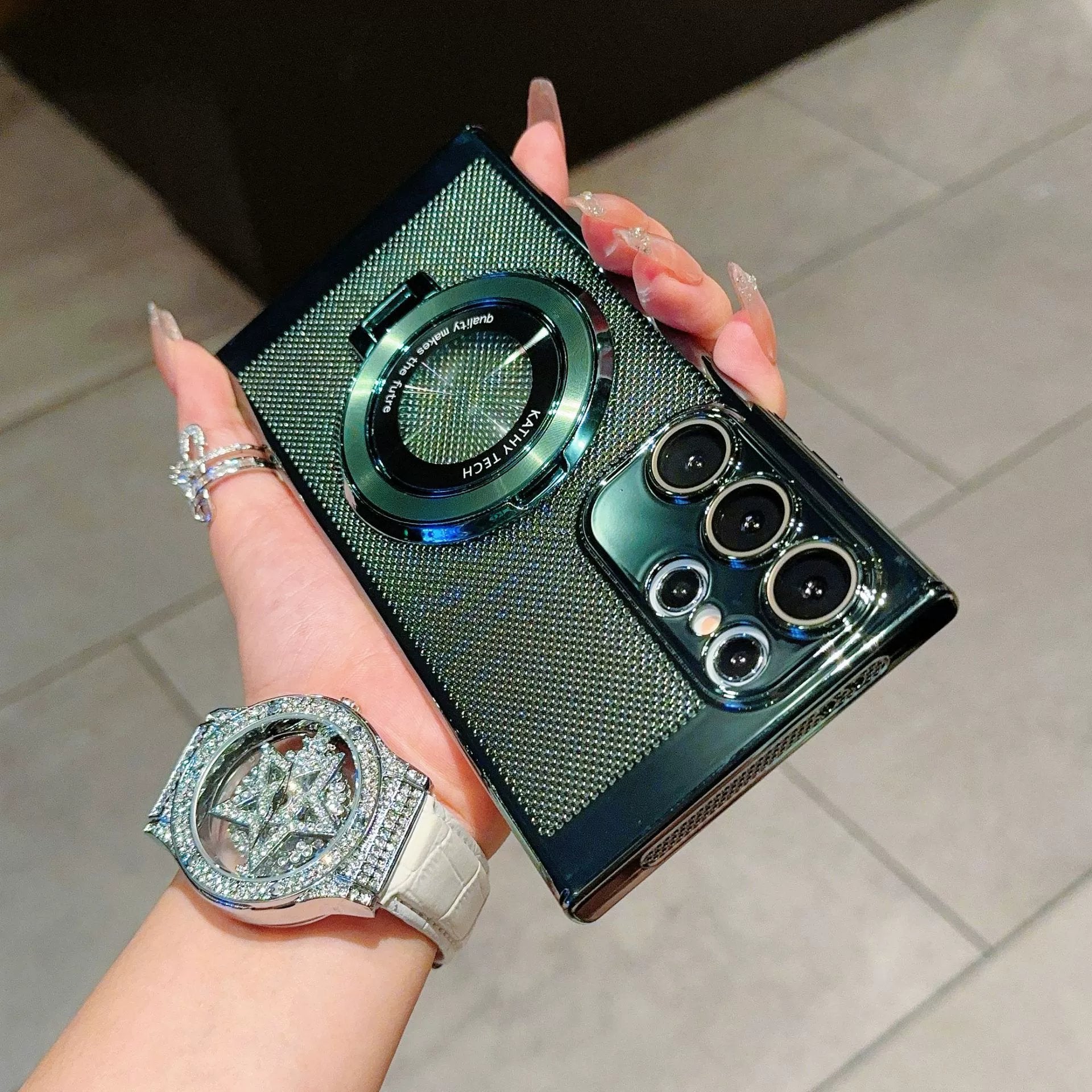 Ultra-thin Electroplated Heat Dissipation Magnetic Case For Galaxy S25 S24 S23 S22 Series