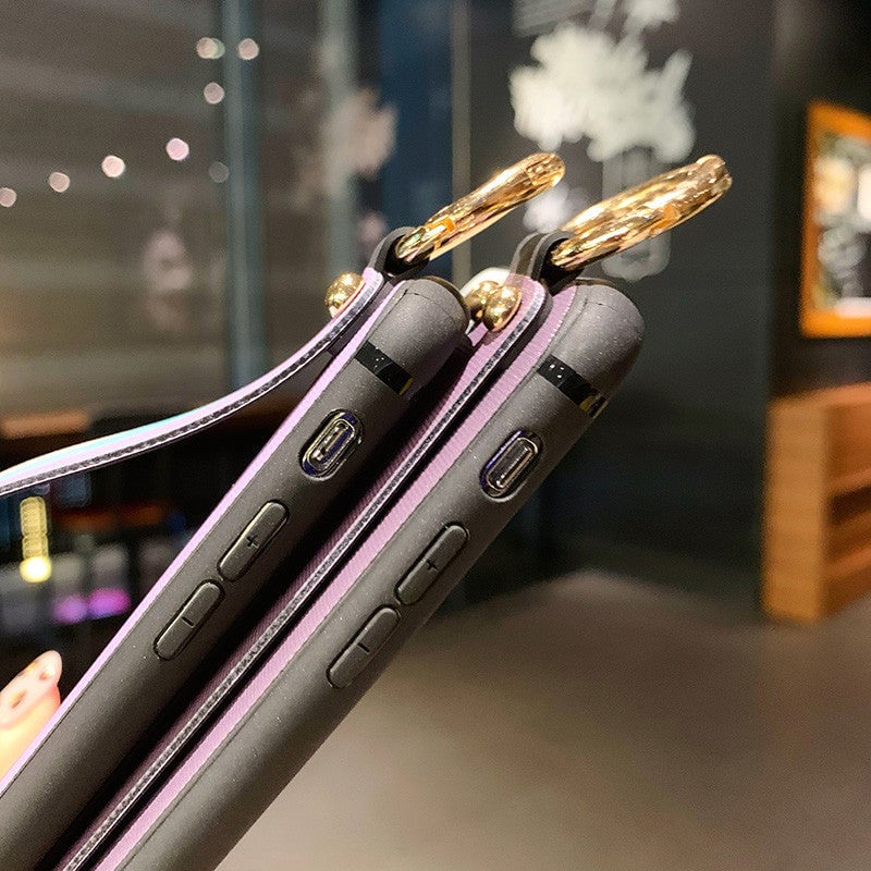 Rainbow Letter Love Heart Wristband Phone Case for Samsung Galaxy For Samsung Galaxy S and A Series