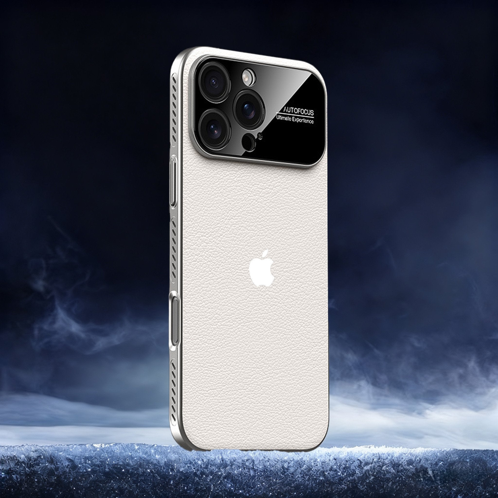 Vegan leather large-view window heat dissipation magnetic case for iPhone 17 Pro Max