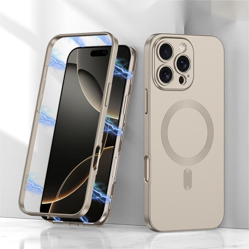 Suitable for Apple 15/16 series mobile phone case, magnetic two-in-one protective cover