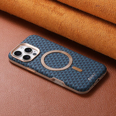 Triangular shield pattern with magnetic charging port for iPhone 16/15/14/13 series