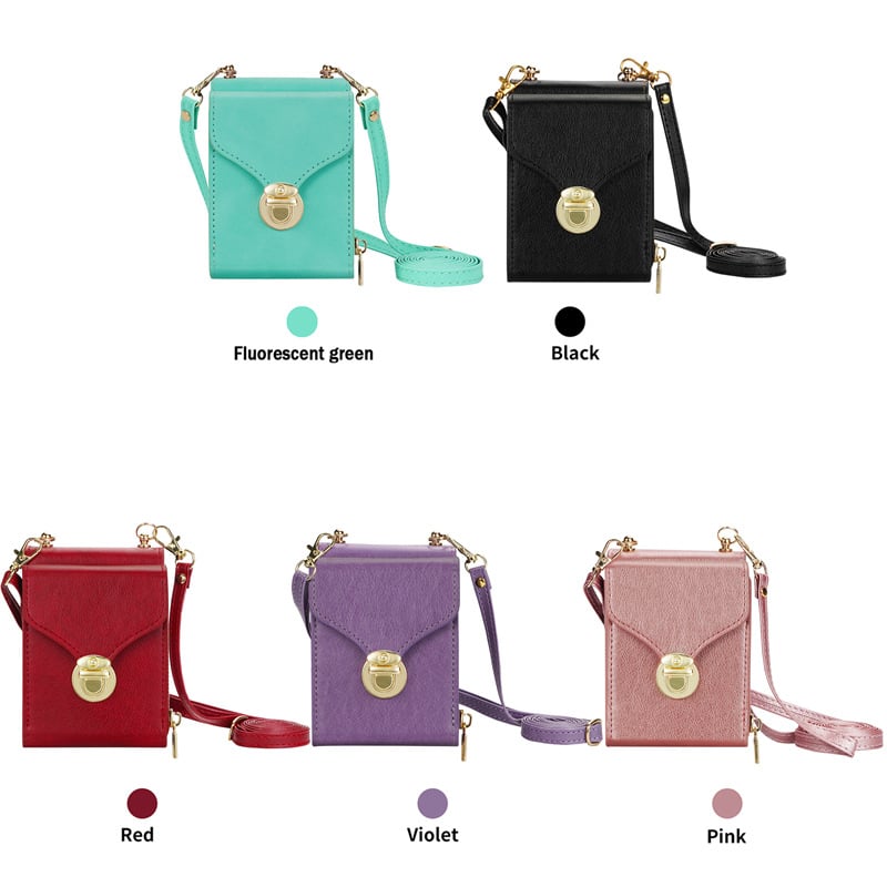 Mobile phone protective case with lanyard, crossbody, zipper card wallet for Galaxy Z Flip 3/Galaxy Z Flip 4/Galaxy Z Flip 5/Galaxy Z Flip 6