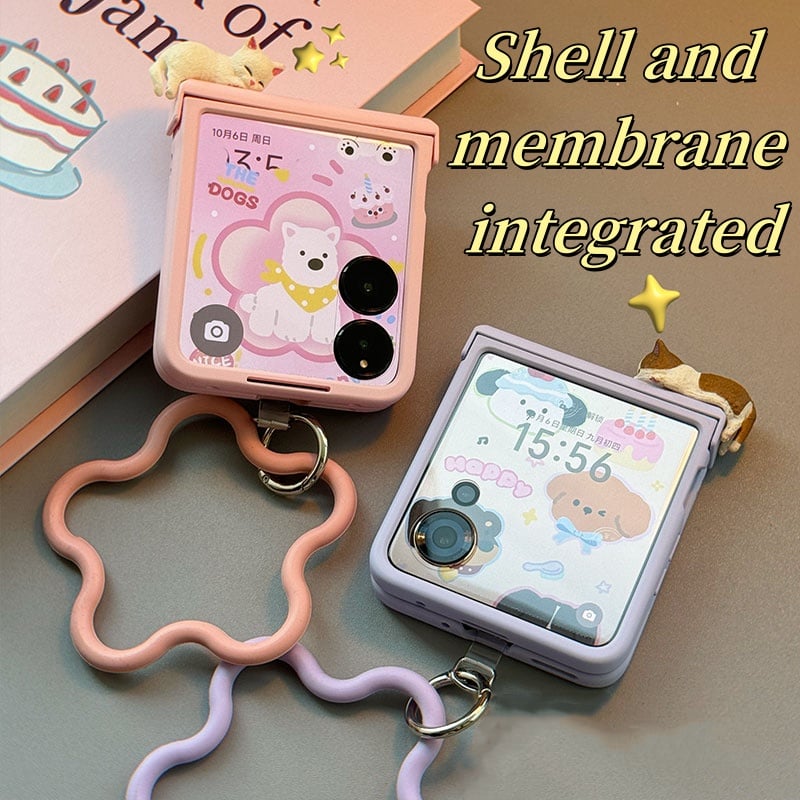 3D Cat Phone Case, Compatible with Samsung Galaxy Z Flip 5 & Samsung Galaxy Z Flip 6