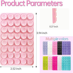 Silicone Suction Cup Phone Case Mount Double Sided for iPhone and Android