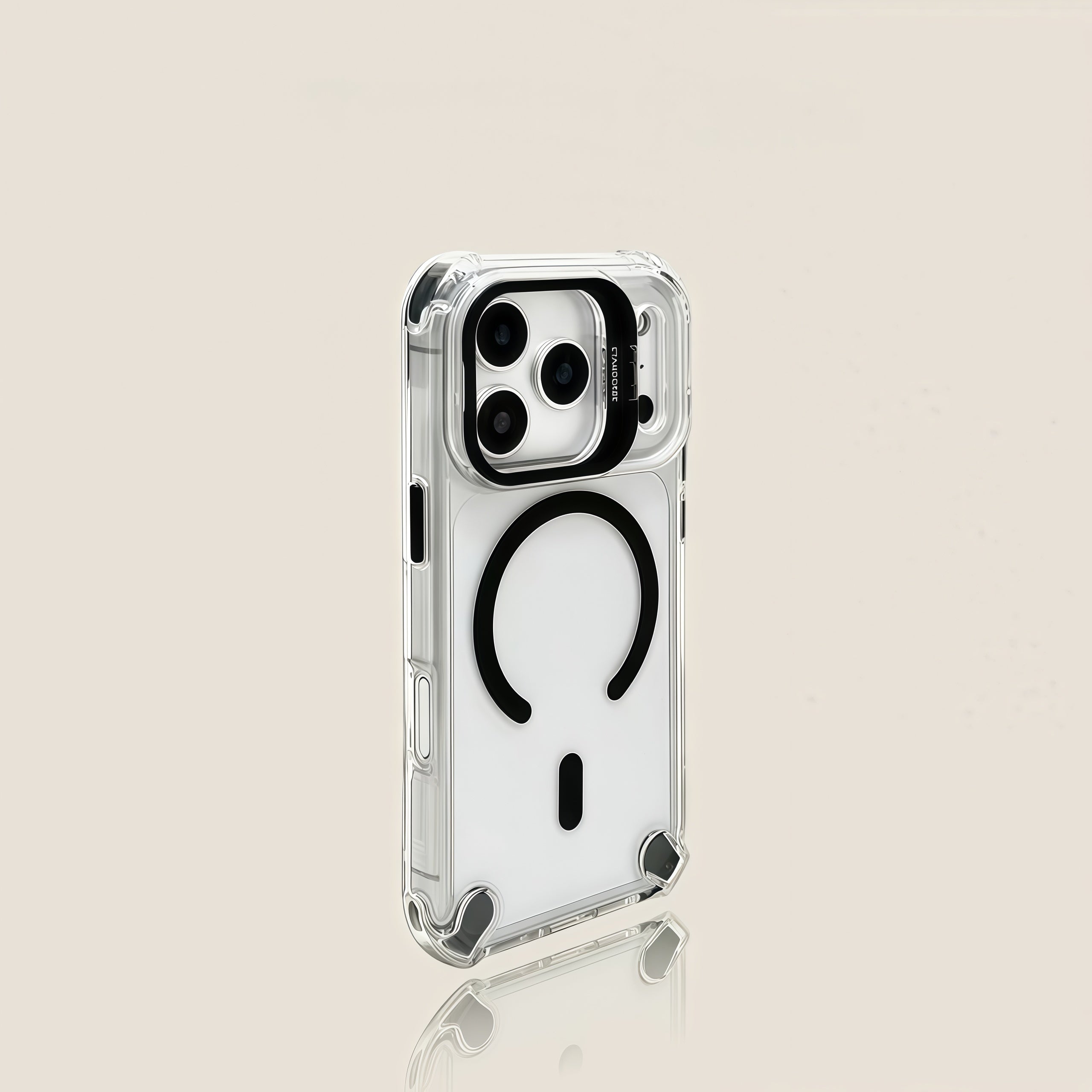 iPhone 17 Series Four-Corner Shockproof Magnetic Lens Case