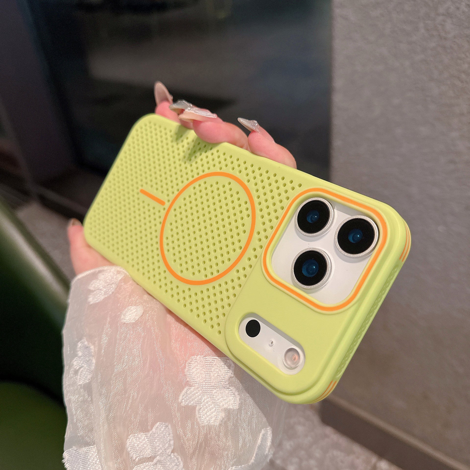 [17 Series Updated] Honeycomb Magnetic Case with Heat Dissipation