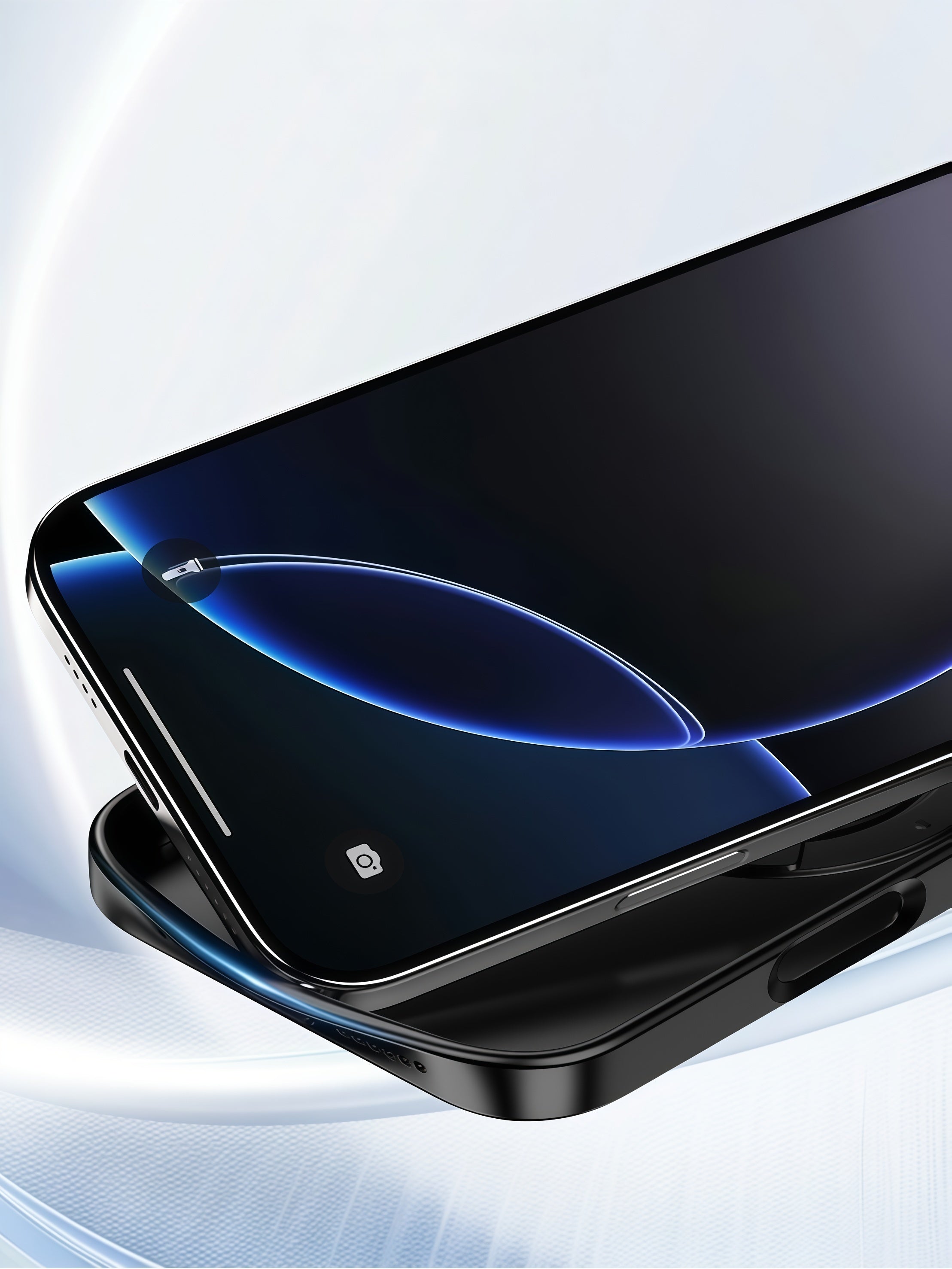 iPhone 17 Series Spaceship Invisible Magnetic Bracket Case