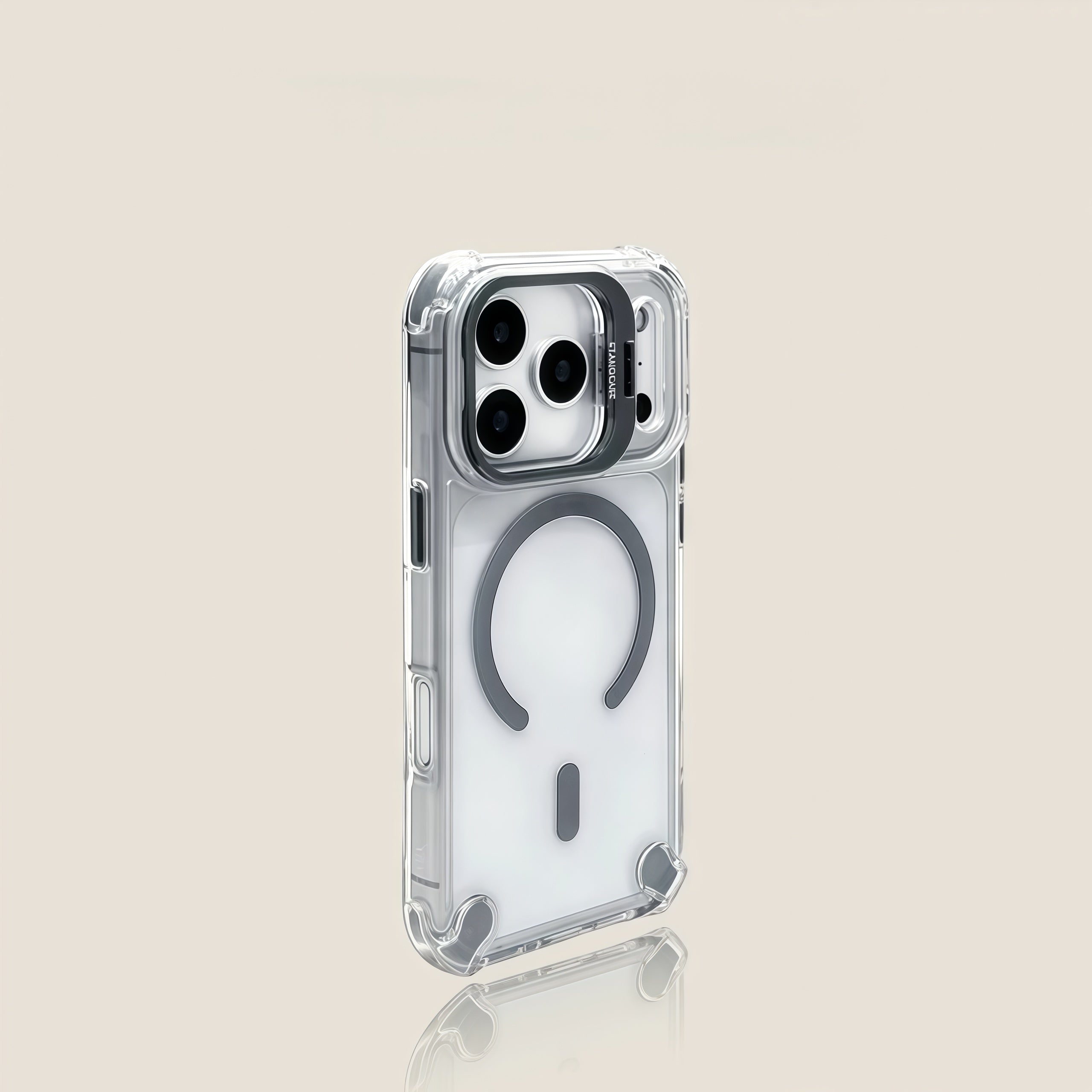 iPhone 17 Series Four-Corner Shockproof Magnetic Lens Case