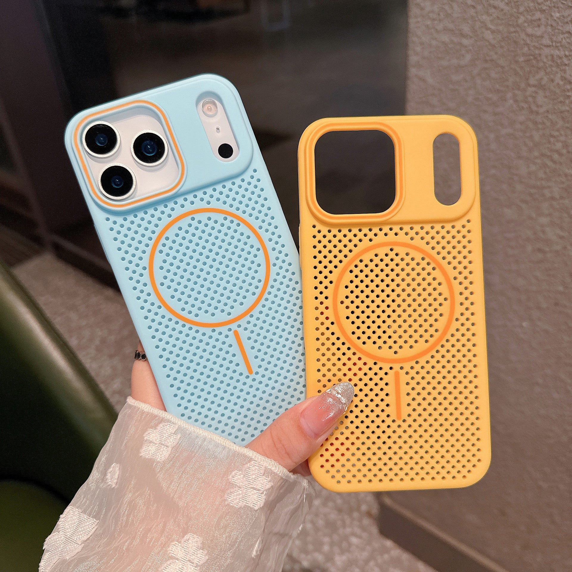 [17 Series Updated] Honeycomb Magnetic Case with Heat Dissipation
