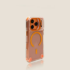 iPhone 17 Series Four-Corner Shockproof Magnetic Lens Case