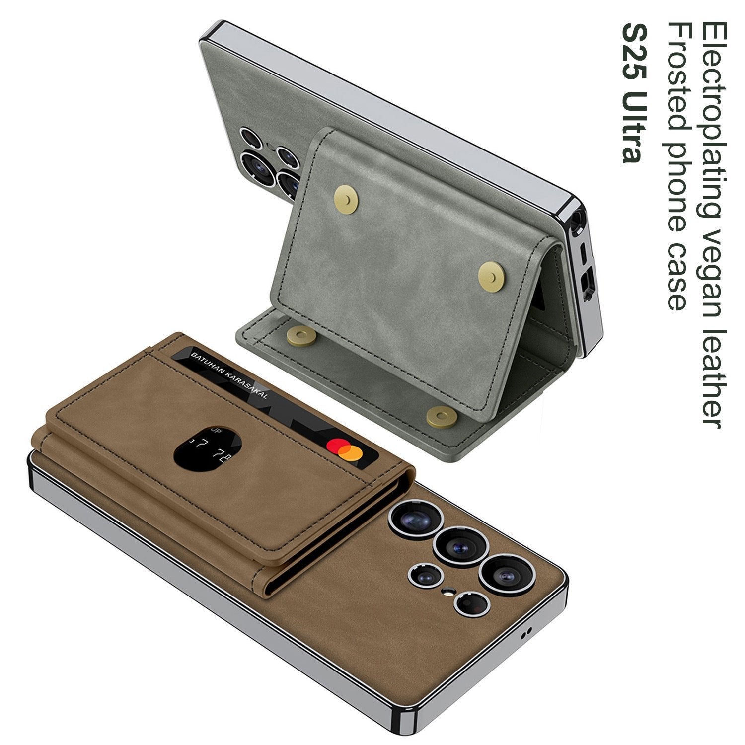 Magnetic Split Wallet Case For Galaxy S25 Ultra