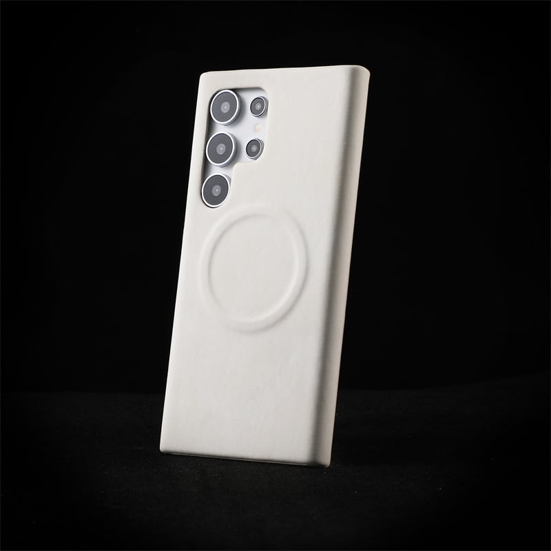 Leather Magnetic Ultra-thin Sweat-proof Phone Case For Samsung Galaxy S23 S24 Ultra