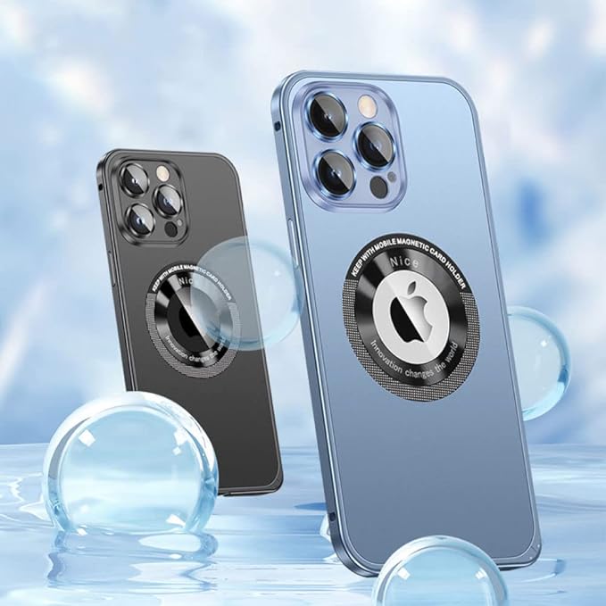 Magnetic Power Safety Metal Phone Case