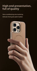 Magnetic Leather Protective Case For iPhone 16/15/14/13 Series