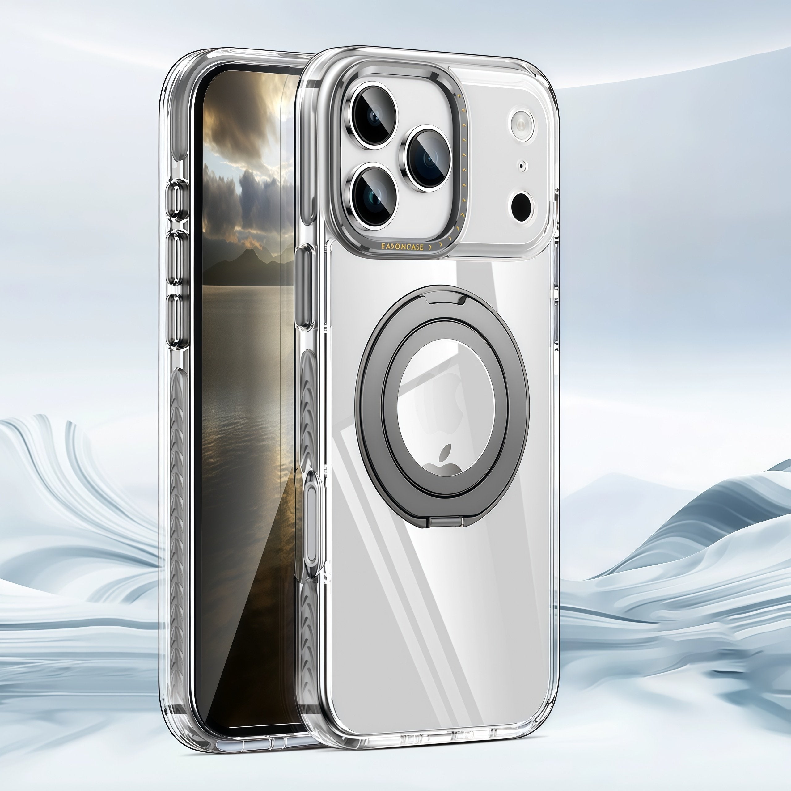 KASCASE | iPhone 17 Series Ultra-Thin Frosted Magnetic Bracket Case