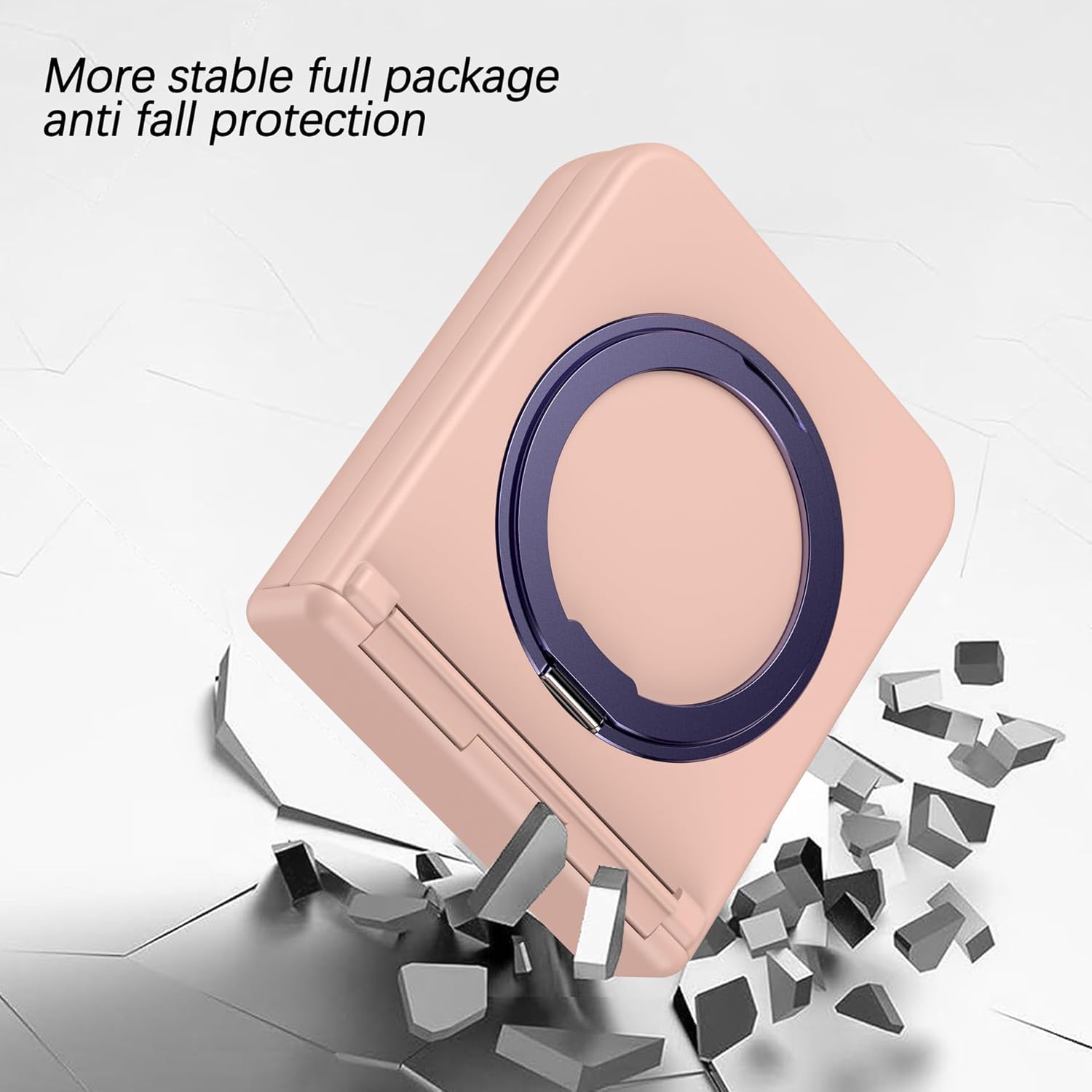 Full Coverage Hinge Shockproof Phone Case For Galaxy Z Flip 3/Galaxy Z Flip 4/Galaxy Z Flip 5/Galaxy Z Flip 6