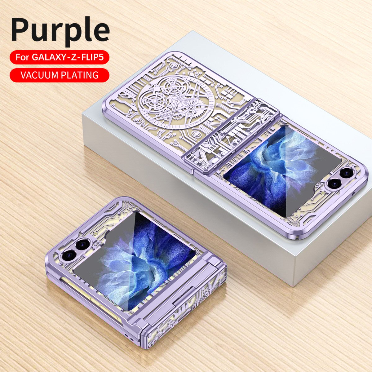 Galaxy Z Flip 7/6/5/4/3 | Transparent Shockproof Case