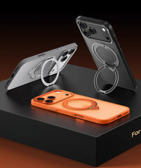 [Made for iPhone 17 Series]Skin-friendly 360° rotating stand case for iPhone 17 series