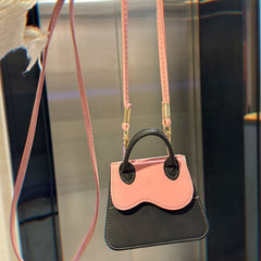 Luxury Leather Handbag Flip Phone Case For Galaxy Z Flip 7/6/5/4/3 with Crossbody Lanyard