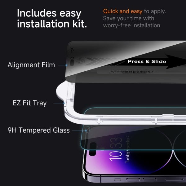 Suitable For Samsung Fourth Generation HD Privacy Screen Protector
