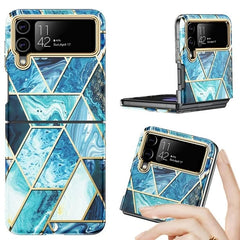 Marble Pattern Phone Case For Galaxy Z Flip 3 / Galaxy Z Flip 4 / Galaxy Z Flip 5 / Galaxy Z Flip 6
