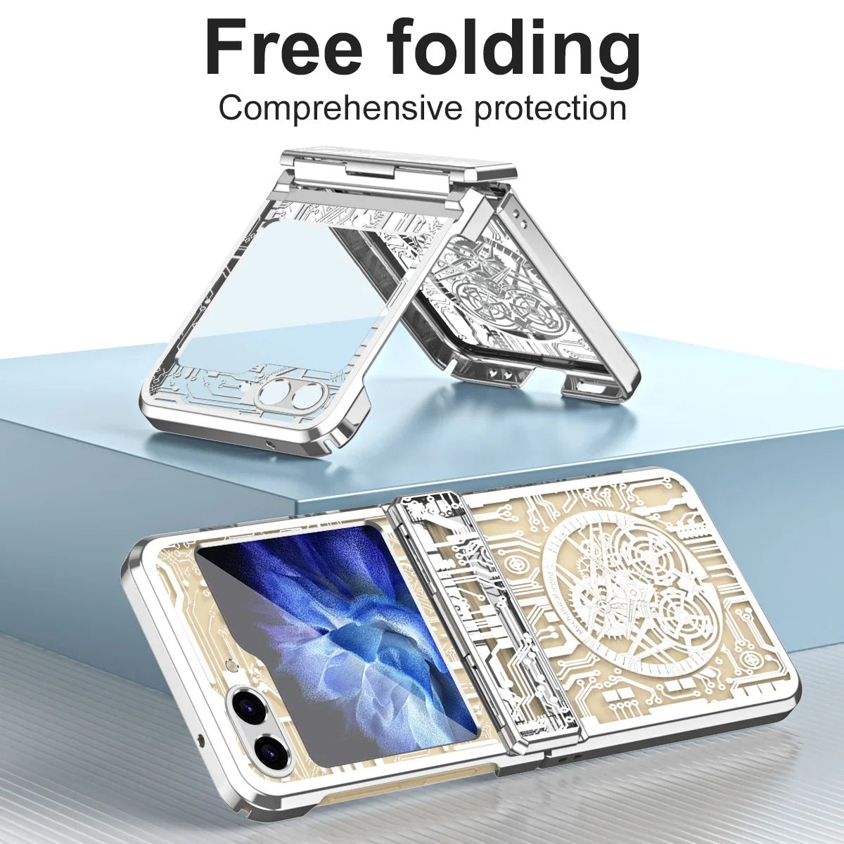 Galaxy Z Flip 7/6/5/4/3 | Transparent Shockproof Case