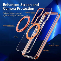 Metal Magnetic Bracket Anti-fall Protective Phone Case For Galaxy S23/S24 Series