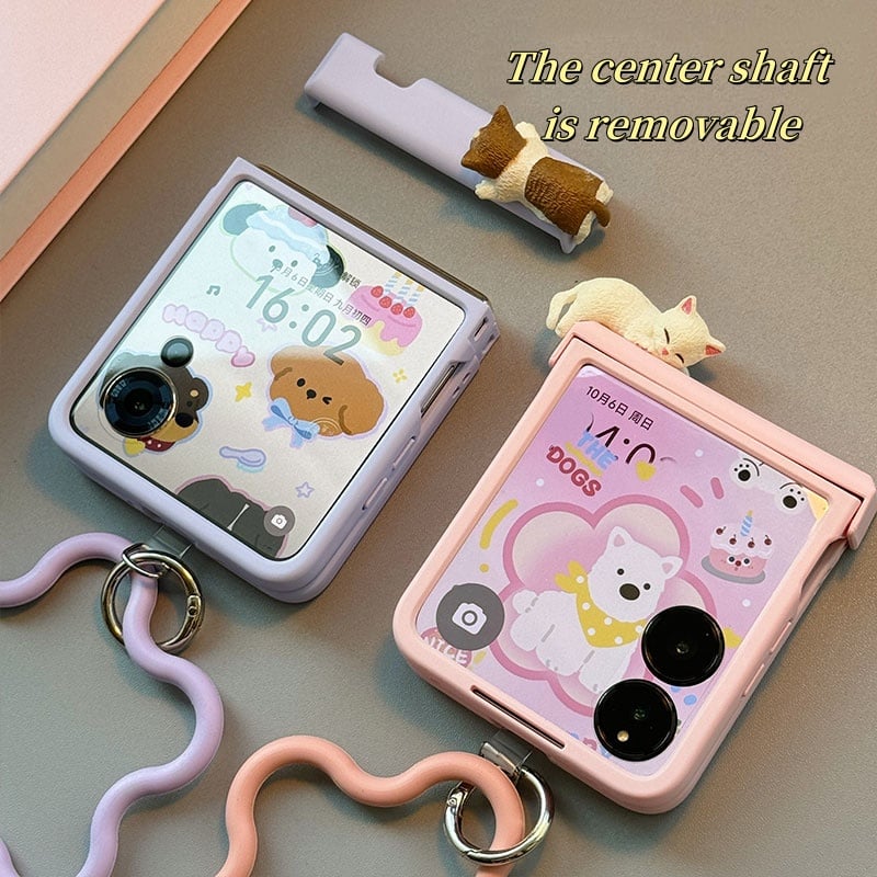 3D Cat Phone Case, Compatible with Samsung Galaxy Z Flip 5 & Samsung Galaxy Z Flip 6