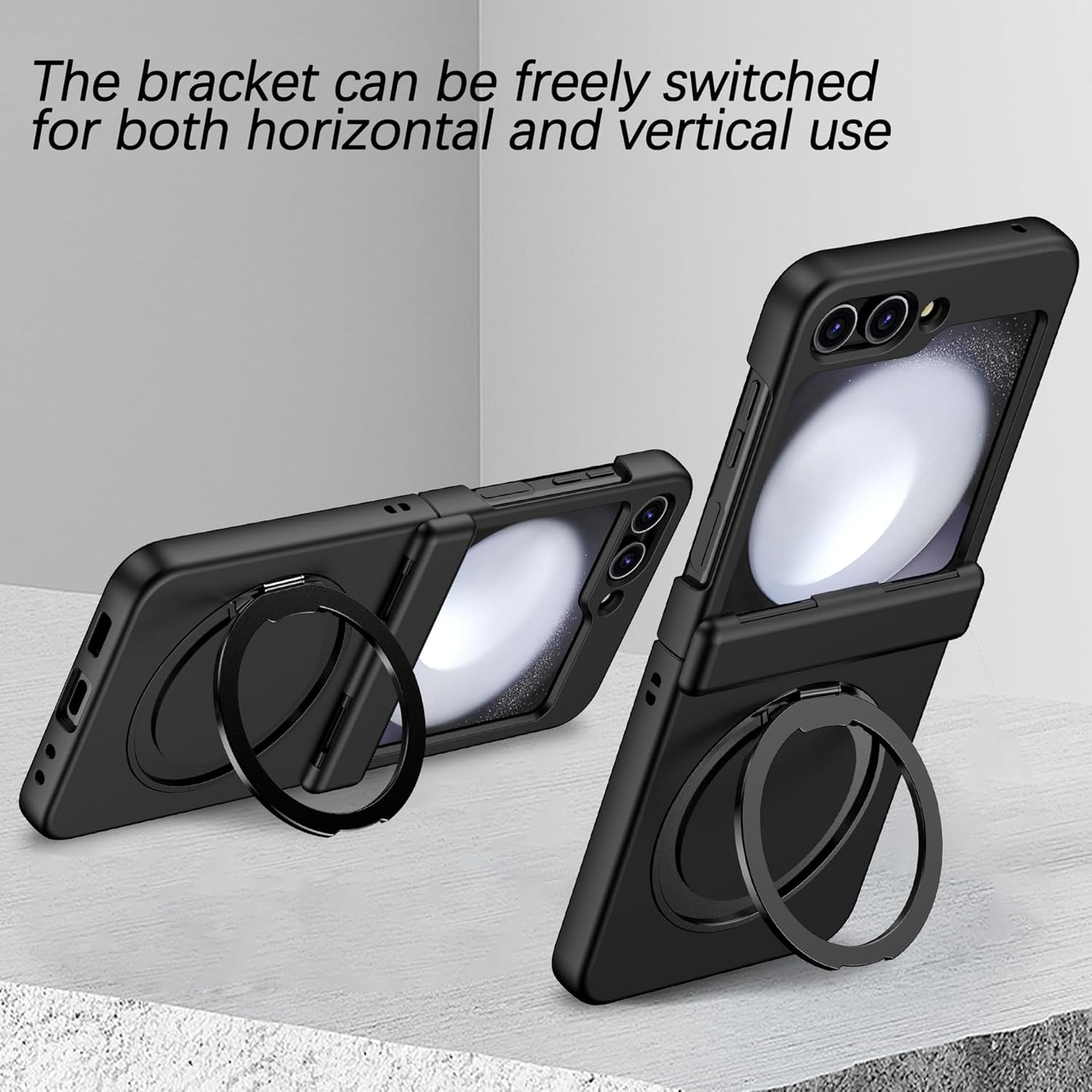 Full Coverage Hinge Shockproof Phone Case For Galaxy Z Flip 3/Galaxy Z Flip 4/Galaxy Z Flip 5/Galaxy Z Flip 6