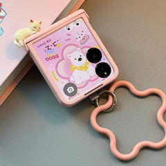 3D Cat Phone Case, Compatible with Samsung Galaxy Z Flip 5 & Samsung Galaxy Z Flip 6
