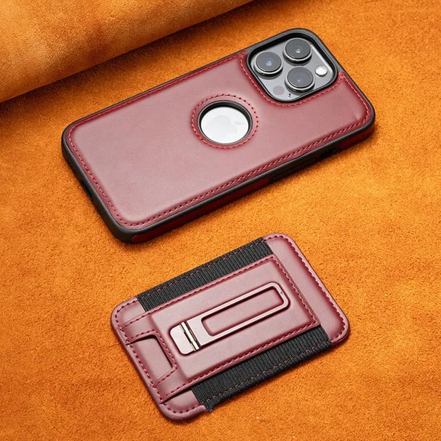 2 in 1 Detachable Wallet Card Slot Magnetic Leather Case For Magsafe IPhone 16 15 14 13 Series