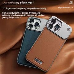 Frameless Metal Magnetic Aromatherapy Phone Case