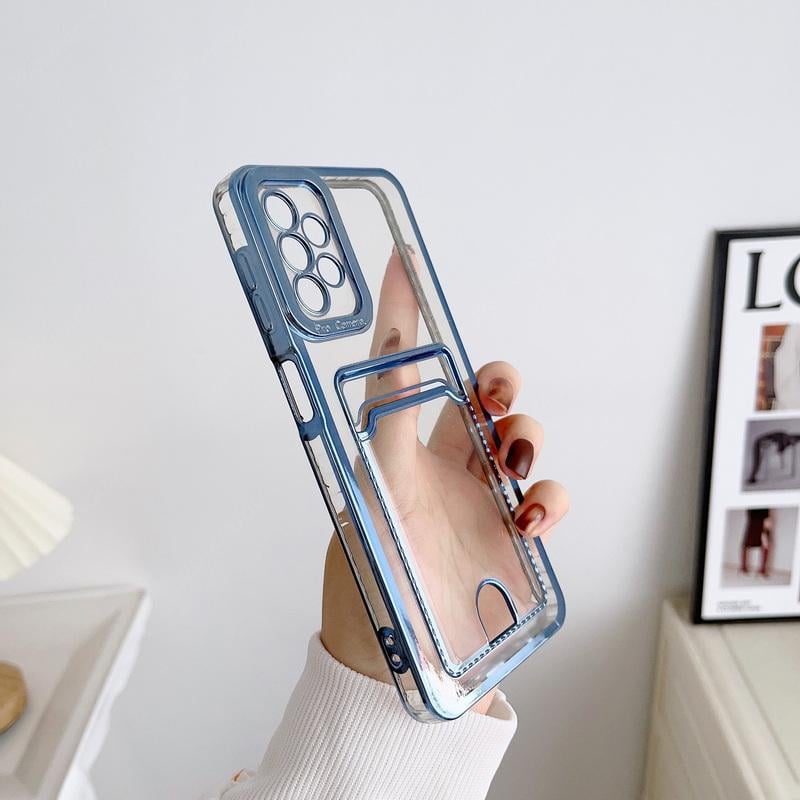 📱💳Transparent Card Holder Phone Case for Galaxy S24/S23/S22/S21 Series