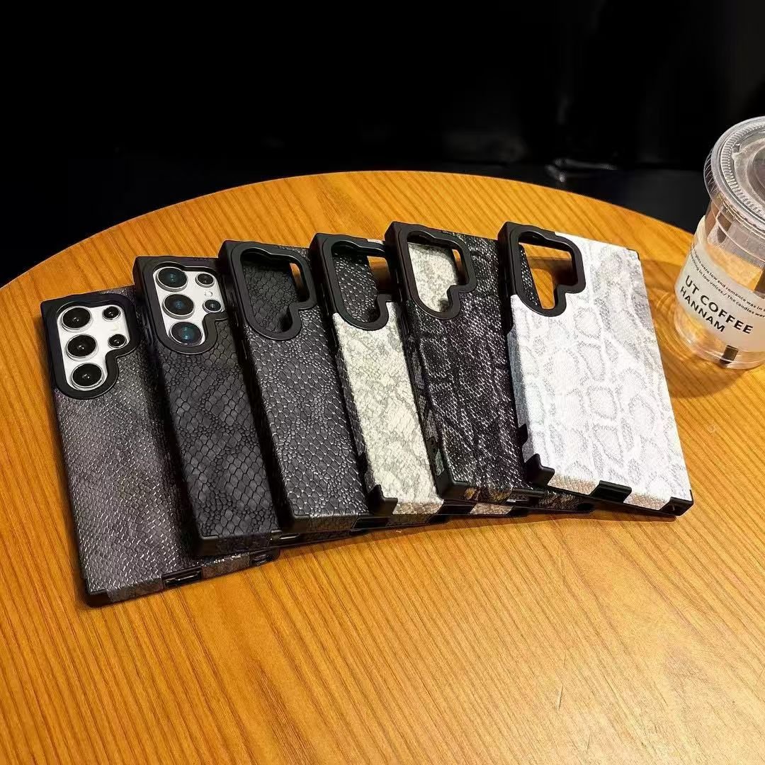 Personalized snakeskin pattern mobile phone case for Samsung Galaxy S25/S24 series, S22 Ultra, S23 Ultra [With Magnetic Suction]