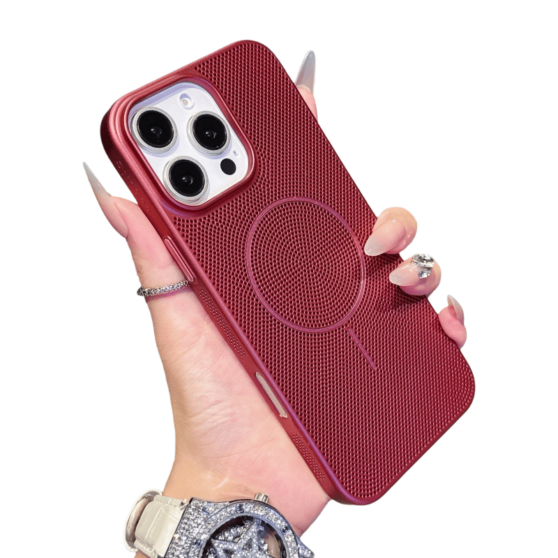 [17 Series Updated] Magnetic Grid Cooling Case