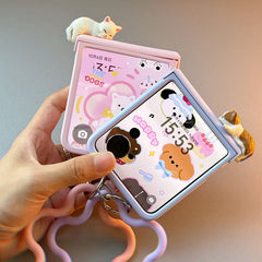 3D Cat Phone Case, Compatible with Samsung Galaxy Z Flip 5 & Samsung Galaxy Z Flip 6