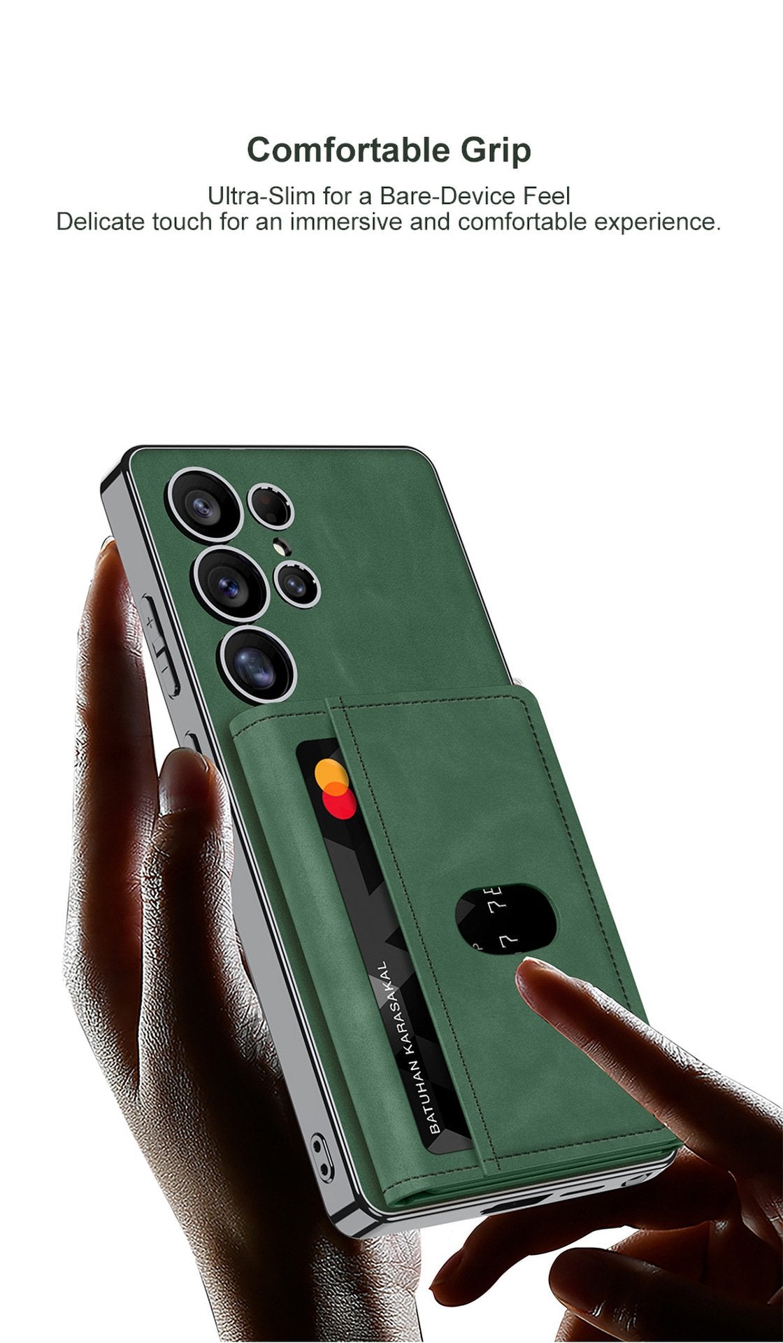 Magnetic Split Wallet Case For Galaxy S25 Ultra