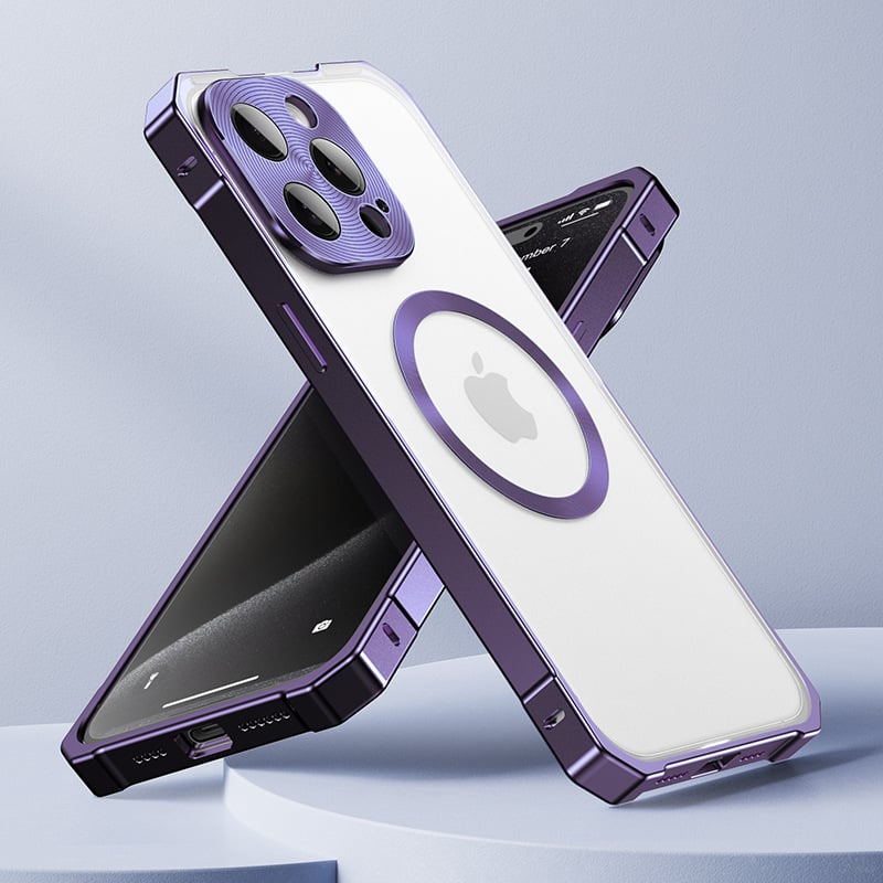 Ultra-Thin Magnetic Phone Case For Apple 16/15 – Shockproof, Anti-Yellow