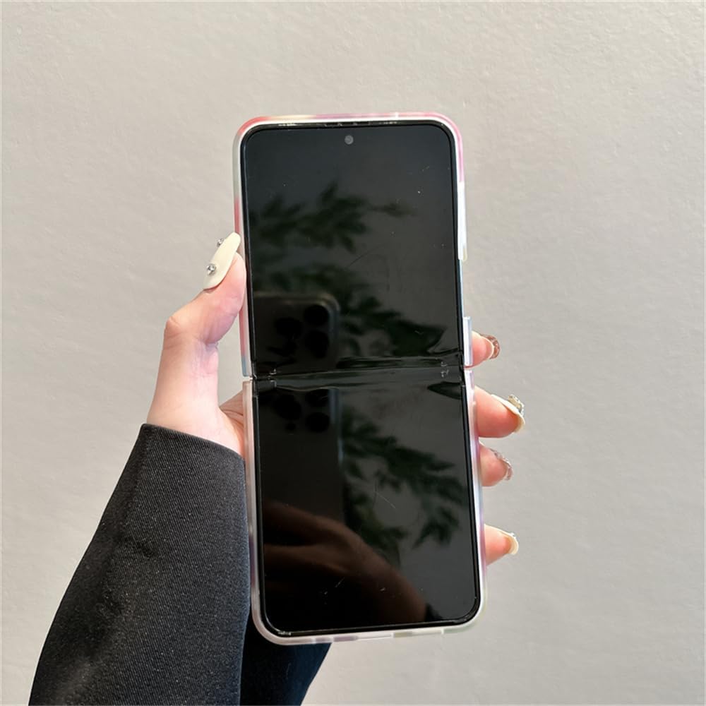 Graffiti Oil Painting Flower Phone Case For Galaxy Z Flip 3/Galaxy Z Flip 4/Galaxy Z Flip 5/Galaxy Z Flip 6