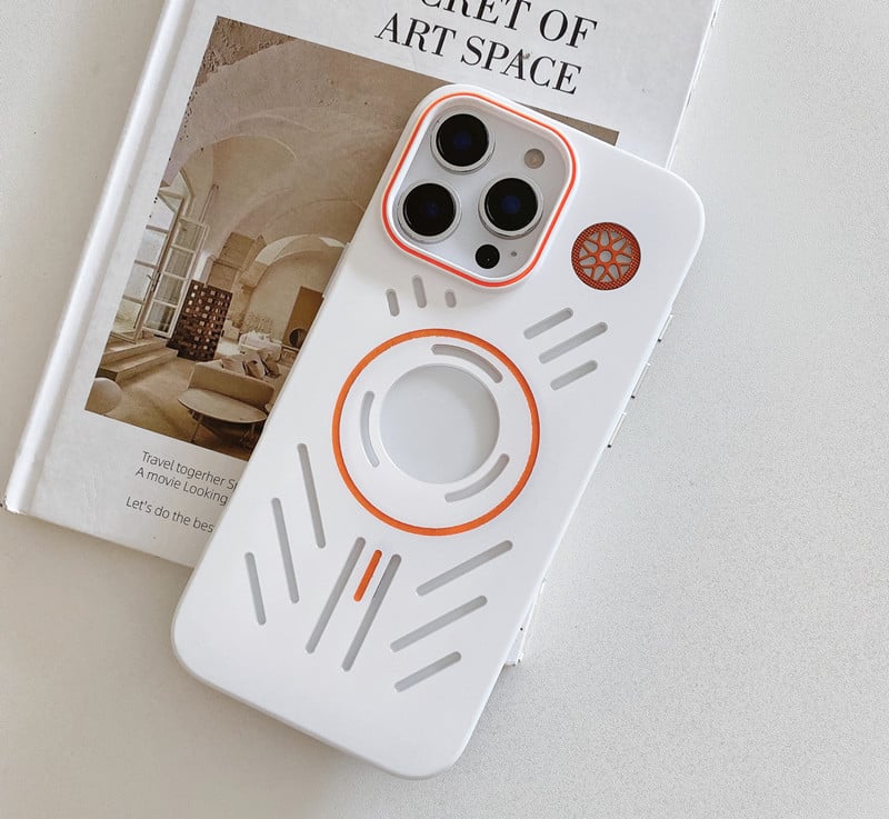 Unlabeled Heat Dissipation Magnetic Mobile Phone Case For iPhone 16 15 14 13 12 Series