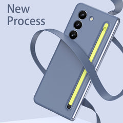New Processes Anti-fingerprint protective case For Galaxy Z Fold 3/Galaxy Z Fold 4/Galaxy Z Fold 5/Galaxy Z Fold 6 S-Pen Case